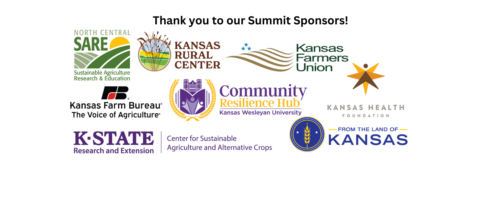 Summit sponsors