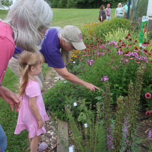 EMG showing flower to child