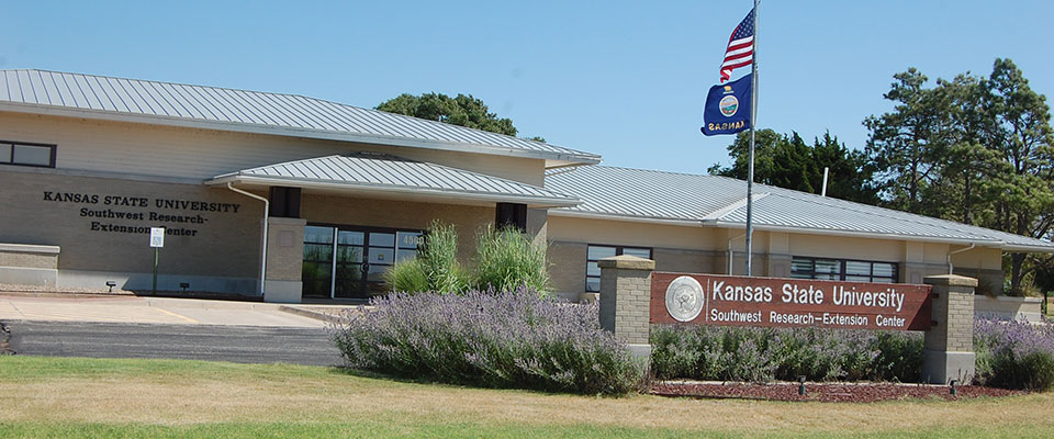 building front, southwest research-extension center in Garden City