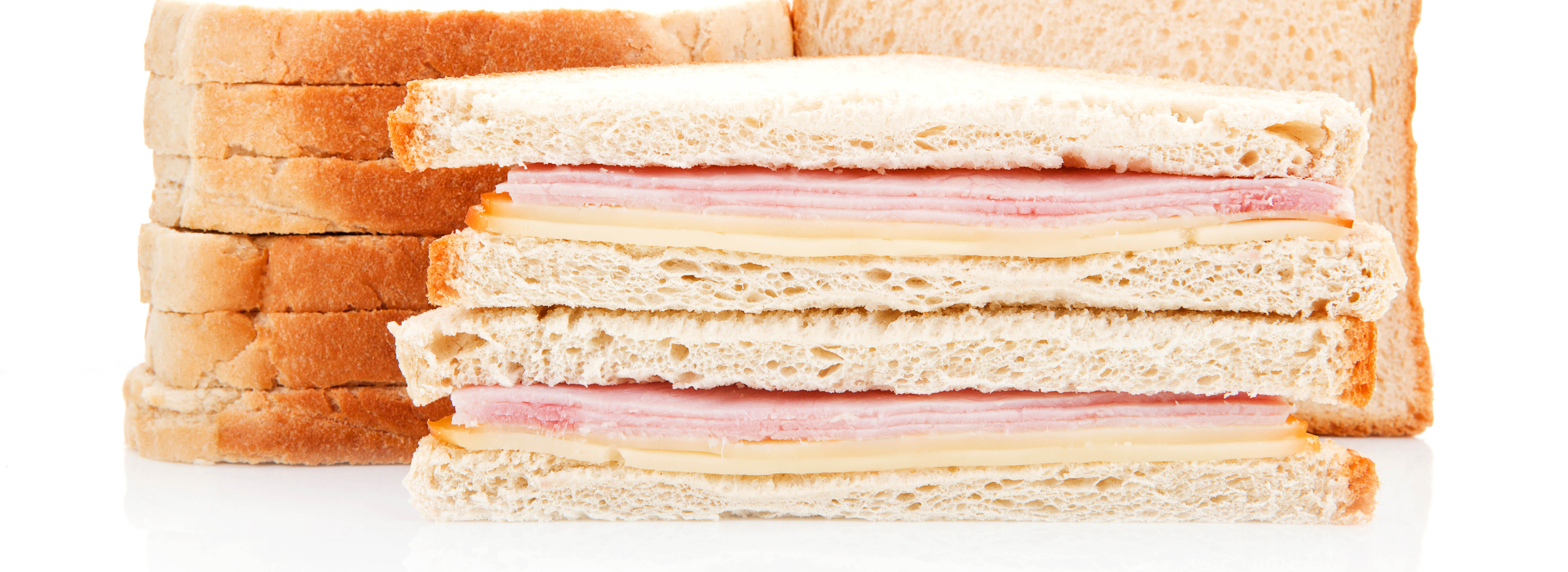 Turkey and cheese sandwiches