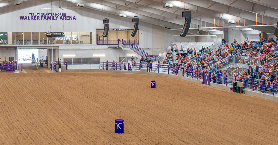 Inside view of Bilbrey Family Event Center.
