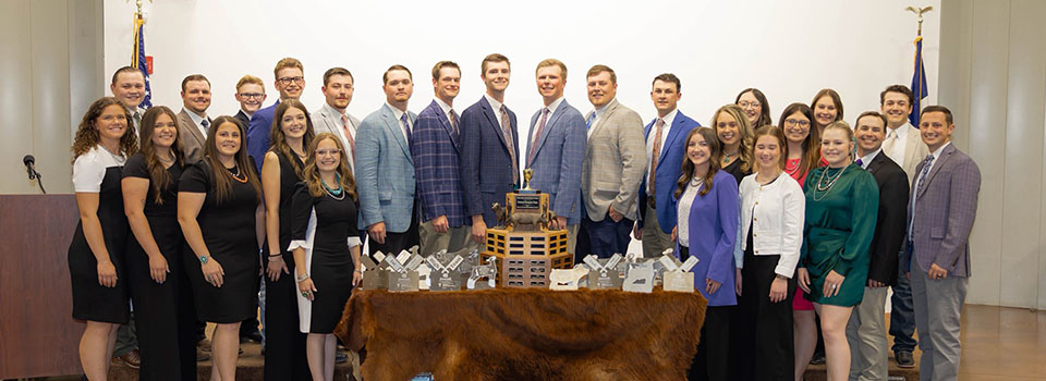 National champion meat animal evaluation team