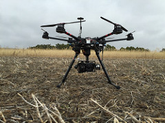 Drone Landed - NIFA Grant For Drone Use in Wheat Breeding Drone Landed