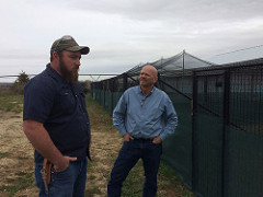 Scott Beyer and game-bird research facility Scott Beyer