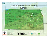 USDA Plant Hardiness Zone Map, Kansas USDA Plant Hardiness Zone Map, Kansas